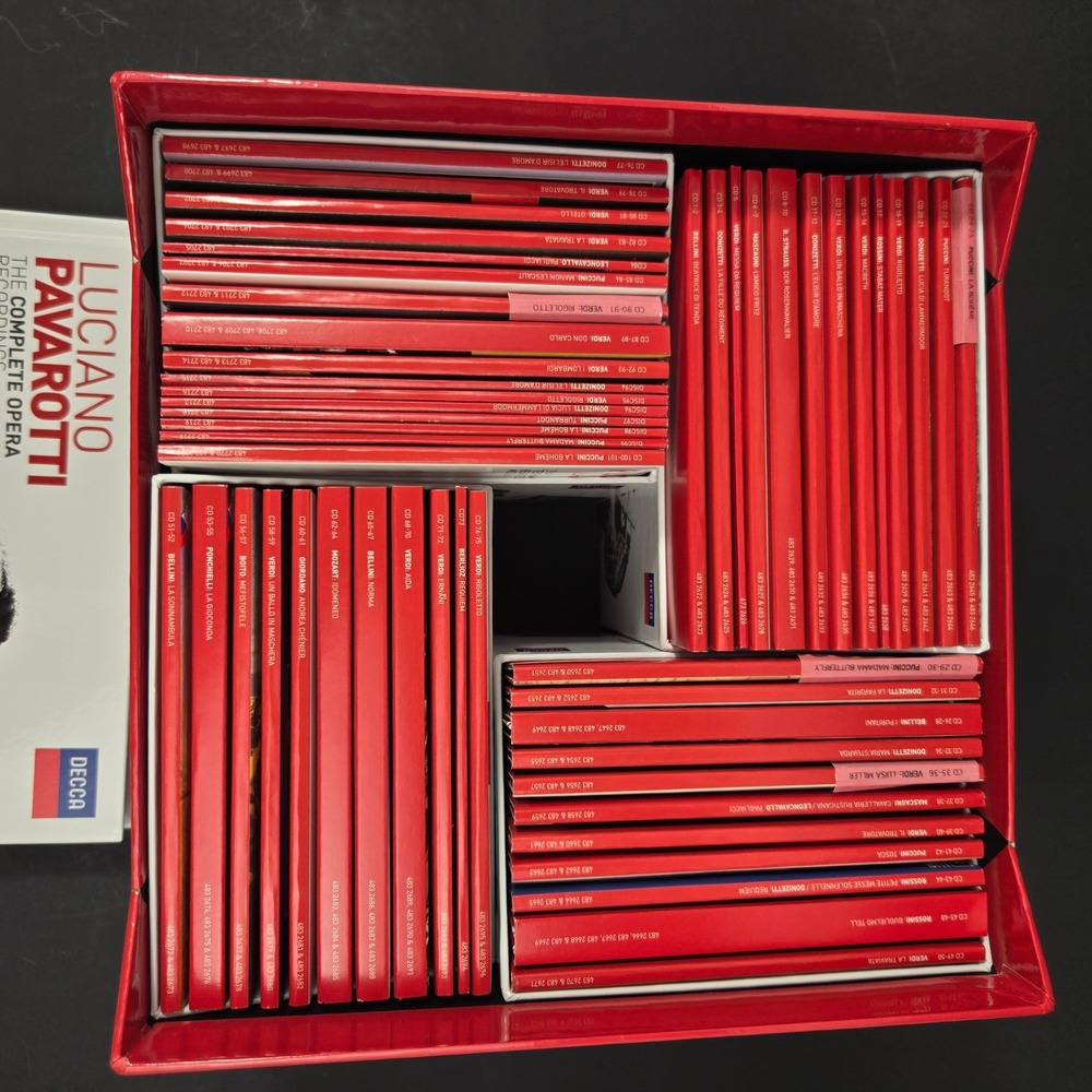 Luciano Pavarotti The Complete Opera Recordings 101 CD BD Box Set Decca 4832417 - Picture 15 of 16
